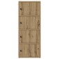 vidaXL Βιβλιοθήκη Αρτισιανή Δρυς 40x24x102 εκ. Επεξ. Ξύλο