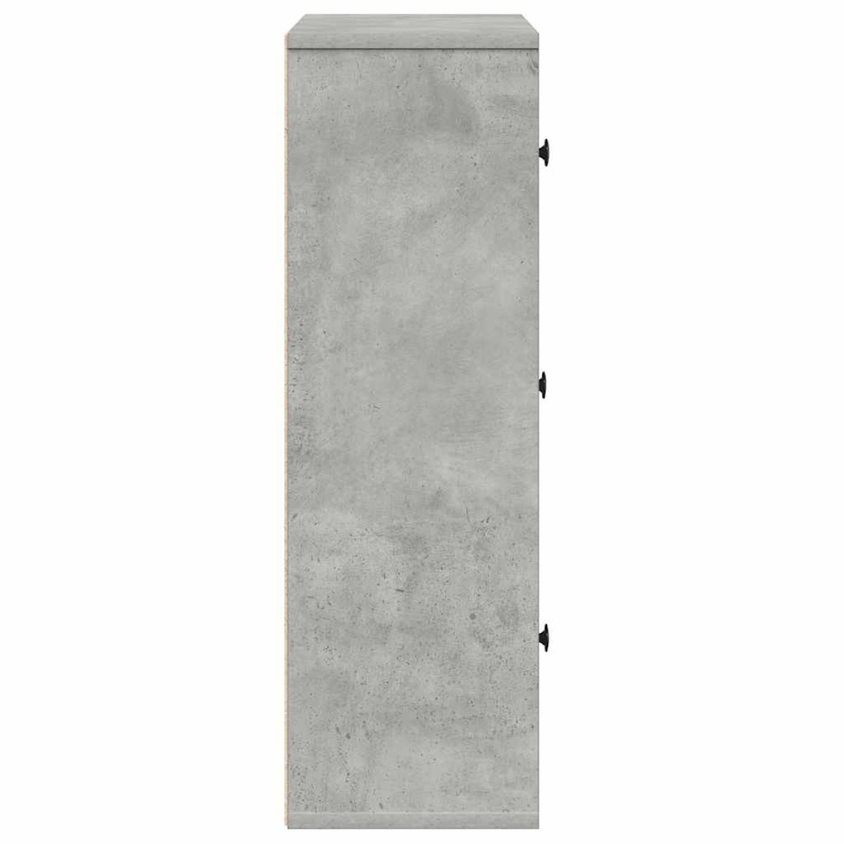 vidaXL Βιβλιοθήκη Γκρι Σκυροδέματος 60x24x76,5 εκ. Επεξεργ. Ξύλο