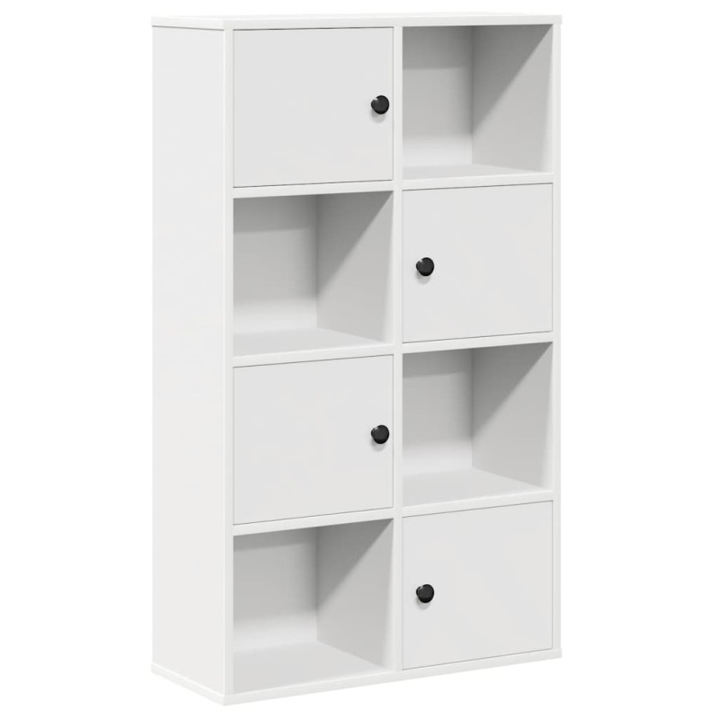 vidaXL Βιβλιοθήκη Λευκή 60x24x101,5 εκ. από Επεξεργασμένο Ξύλο