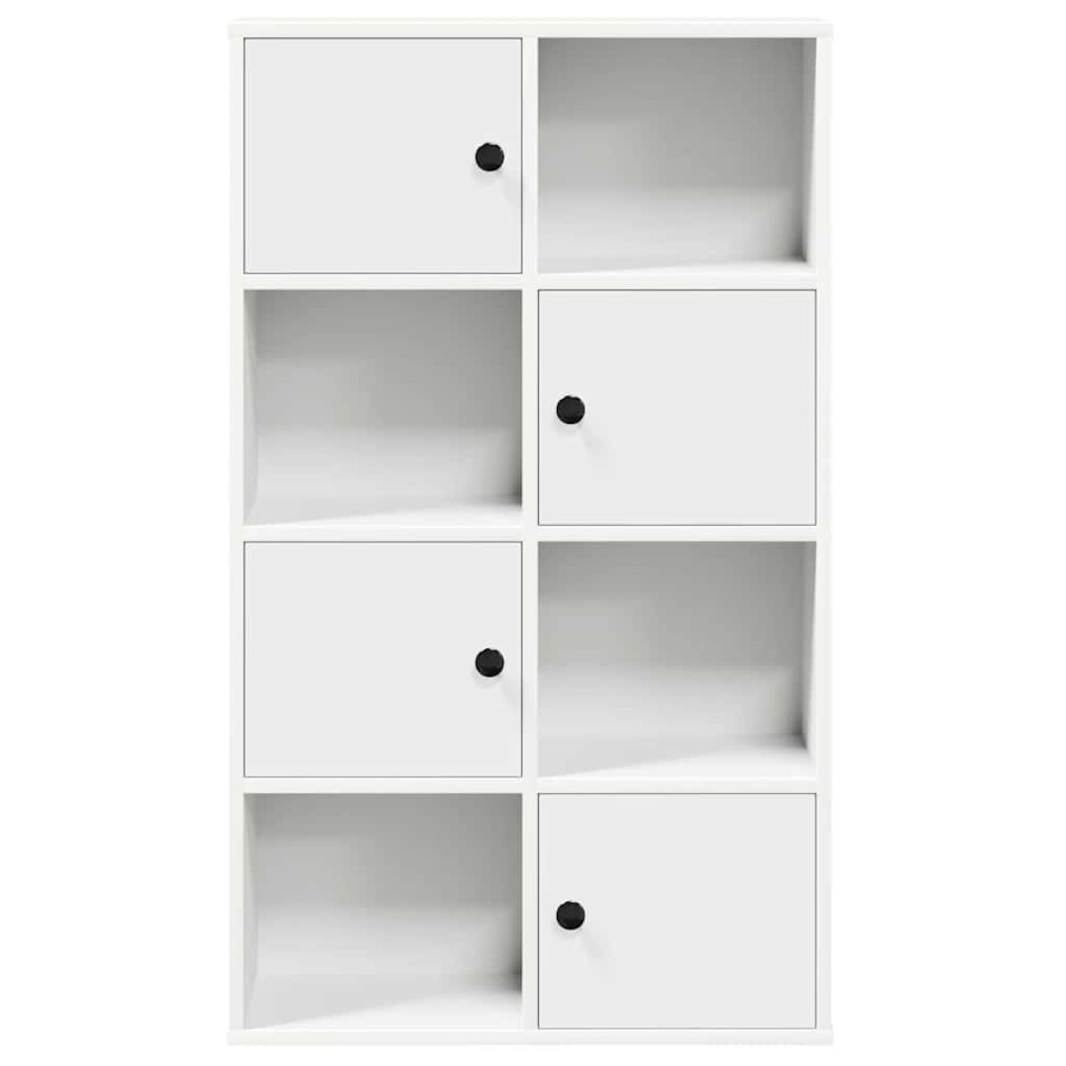 vidaXL Βιβλιοθήκη Λευκή 60x24x101,5 εκ. από Επεξεργασμένο Ξύλο