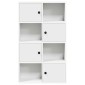 vidaXL Βιβλιοθήκη Λευκή 60x24x101,5 εκ. από Επεξεργασμένο Ξύλο