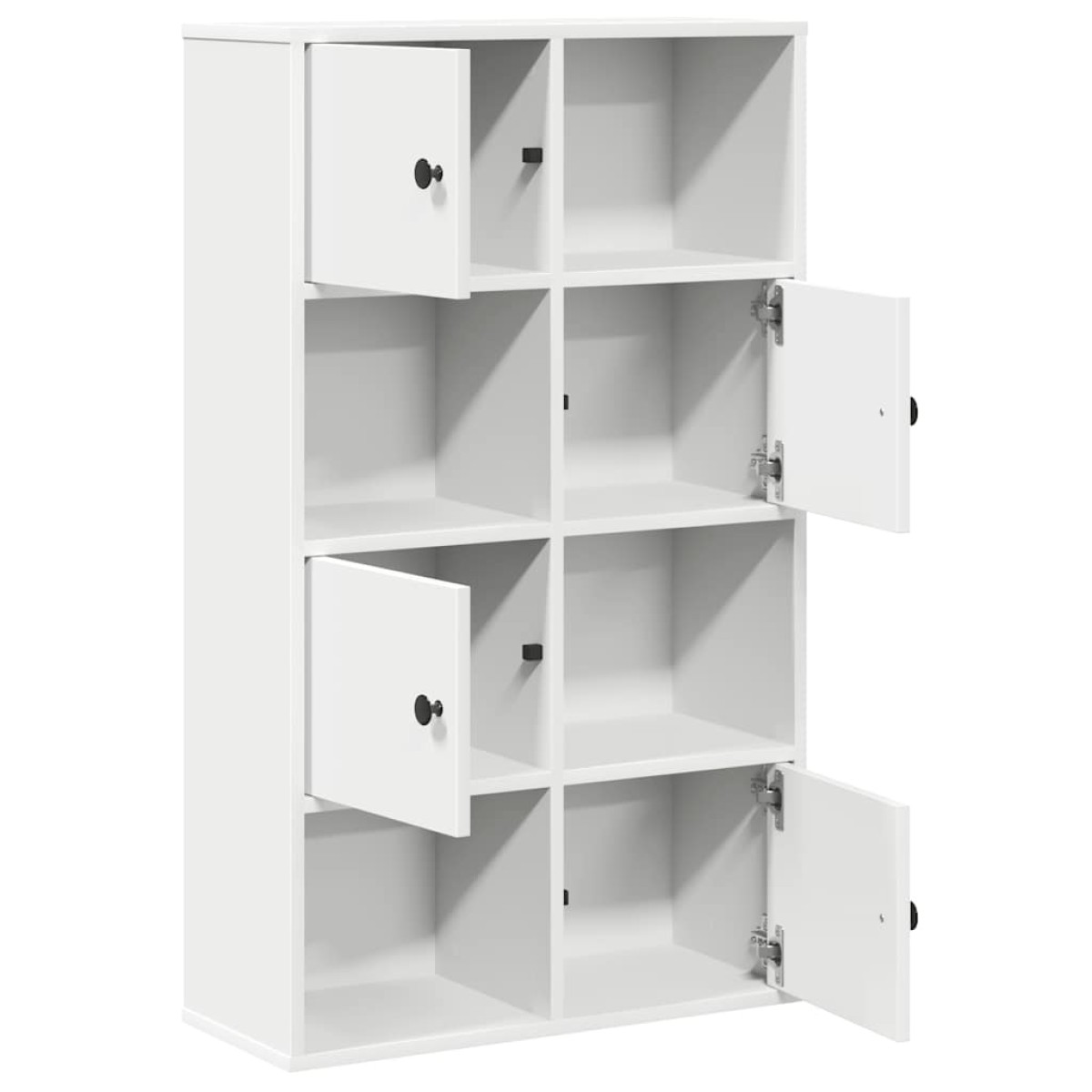vidaXL Βιβλιοθήκη Λευκή 60x24x101,5 εκ. από Επεξεργασμένο Ξύλο