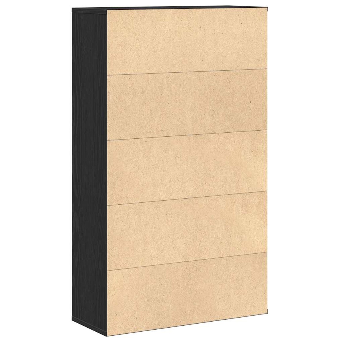 vidaXL Βιβλιοθήκη Μαύρη Δρυς 60x24x101,5 εκ. Κατασκευασμένο ξύλο