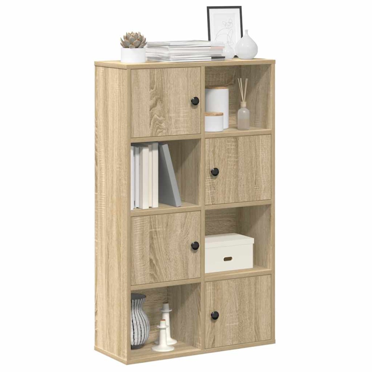 vidaXL Βιβλιοθήκη Sonoma Δρυς 60x24x101,5 εκ. από Επεξεργασμένο Ξύλο