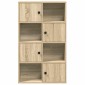 vidaXL Βιβλιοθήκη Sonoma Δρυς 60x24x101,5 εκ. από Επεξεργασμένο Ξύλο