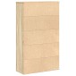 vidaXL Βιβλιοθήκη Sonoma Δρυς 60x24x101,5 εκ. από Επεξεργασμένο Ξύλο