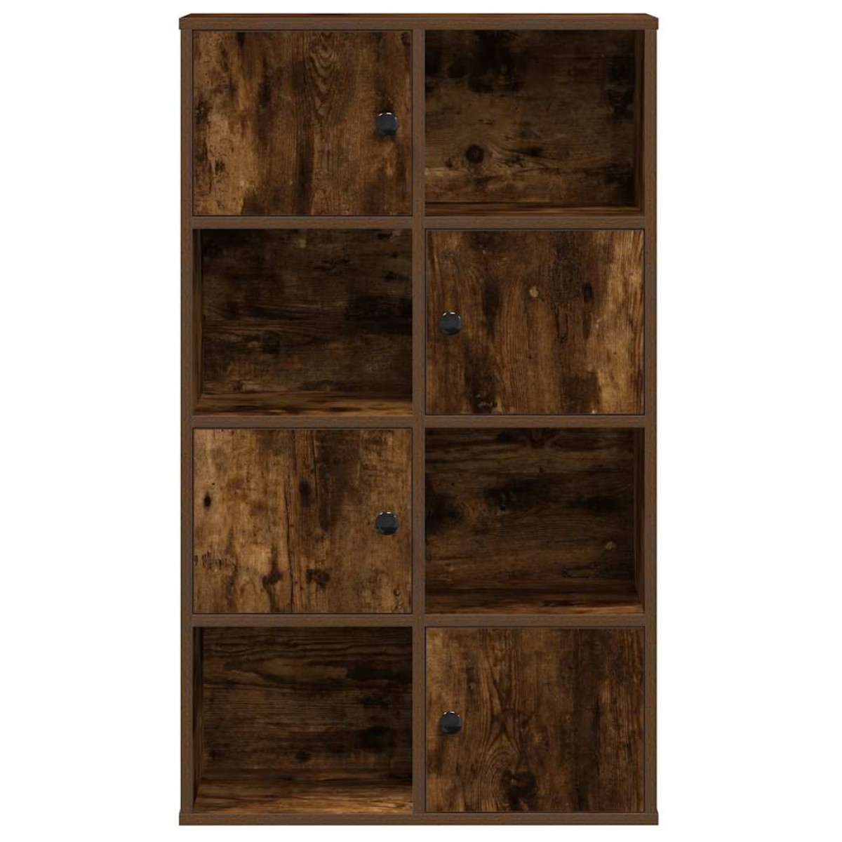 vidaXL Βιβλιοθήκη Καπνιστή Δρυς 60x24x101,5 εκ. από Επεξεργασμένο Ξύλο