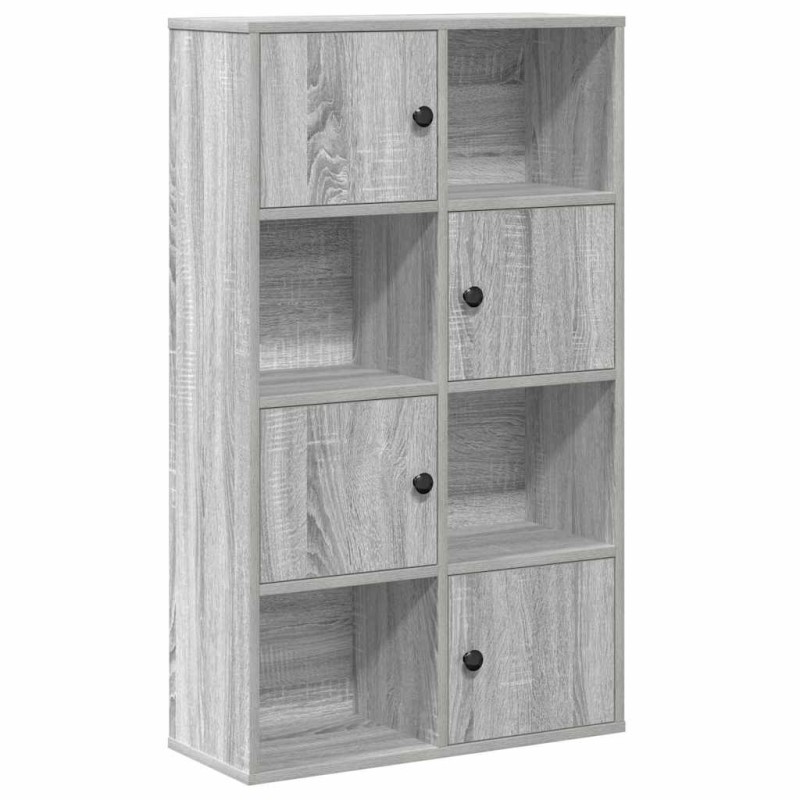 vidaXL Βιβλιοθήκη Γκρι Sonoma 60x24x101,5 εκ. από Επεξεργασμένο Ξύλο