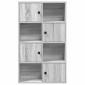 vidaXL Βιβλιοθήκη Γκρι Sonoma 60x24x101,5 εκ. από Επεξεργασμένο Ξύλο