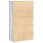 vidaXL Βιβλιοθήκη Γκρι Sonoma 60x24x101,5 εκ. από Επεξεργασμένο Ξύλο