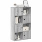 vidaXL Βιβλιοθήκη Γκρι Sonoma 60x24x101,5 εκ. από Επεξεργασμένο Ξύλο
