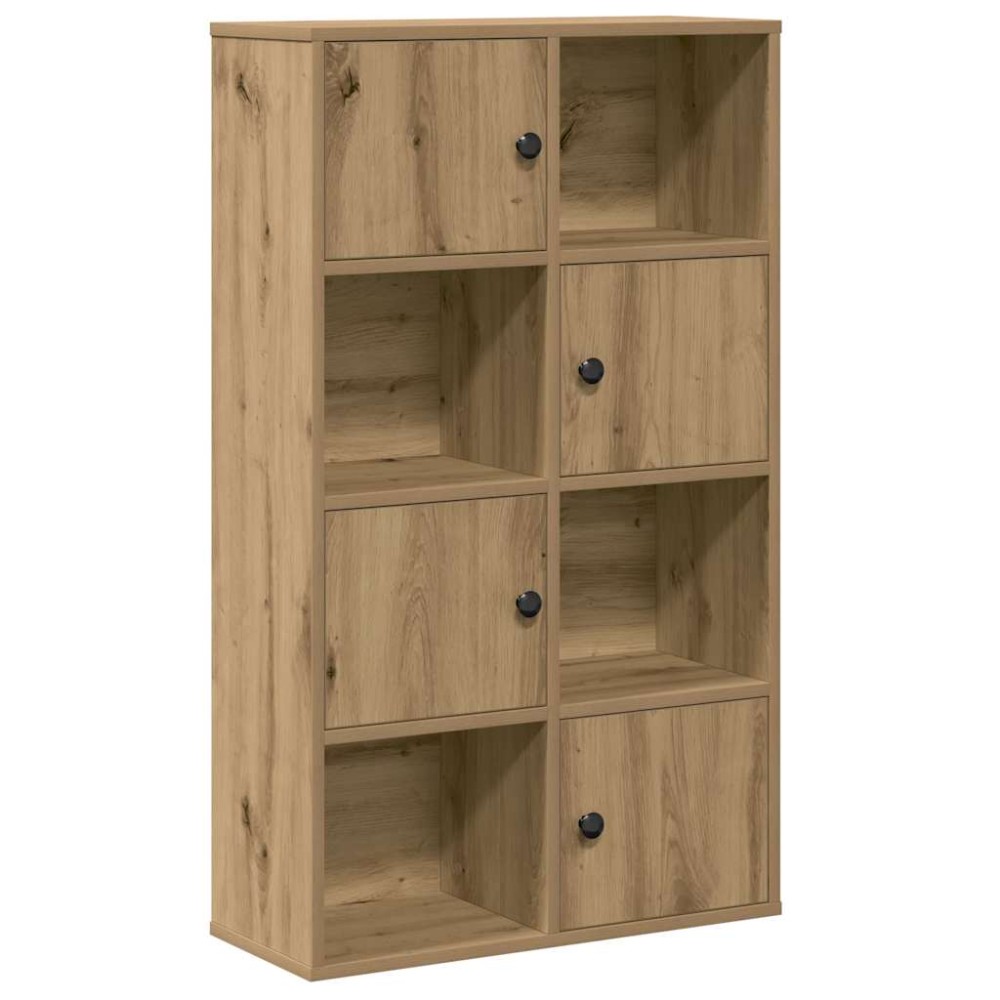 vidaXL Βιβλιοθήκη Αρτισιανή Δρυς 60x24x101,5 εκ. Επεξ. Ξύλο