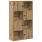 vidaXL Βιβλιοθήκη Αρτισιανή Δρυς 60x24x101,5 εκ. Επεξ. Ξύλο