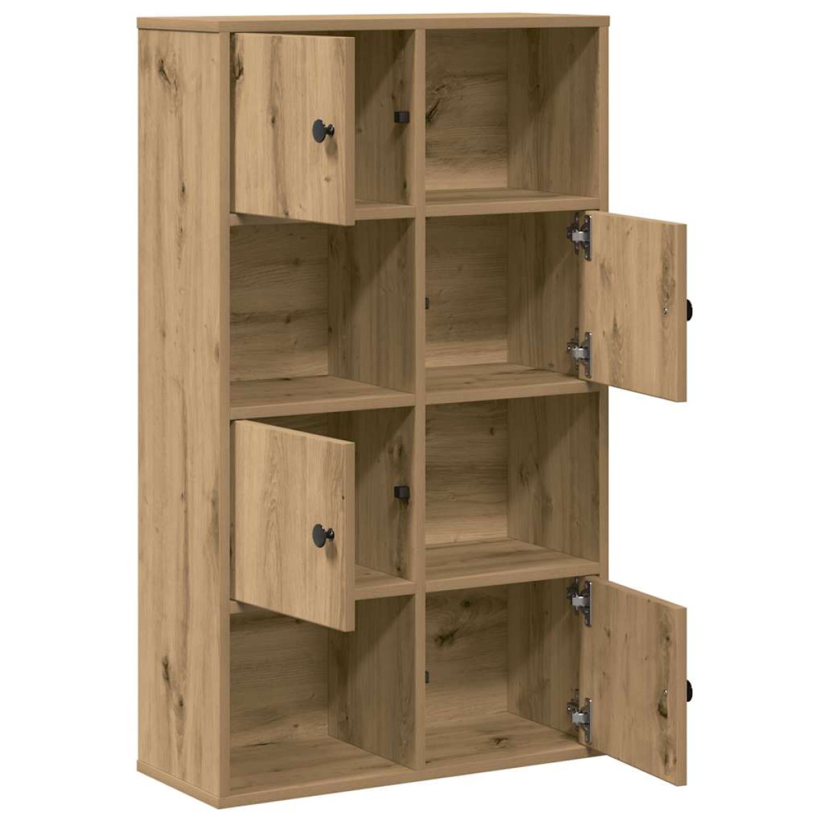 vidaXL Βιβλιοθήκη Αρτισιανή Δρυς 60x24x101,5 εκ. Επεξ. Ξύλο