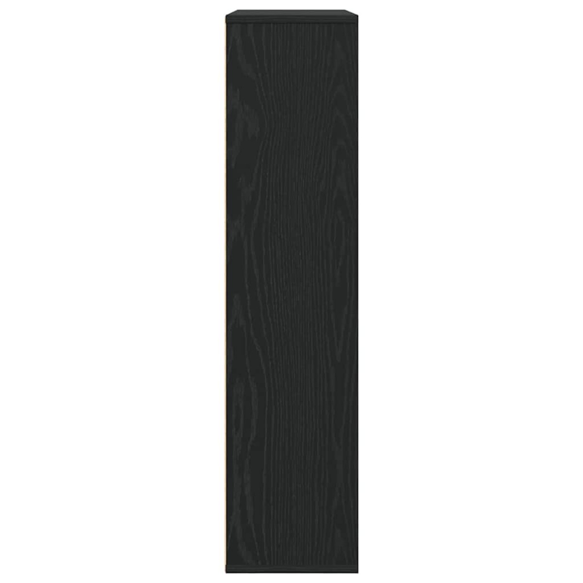 vidaXL Βιβλιοθήκη Μαύρη Δρυς 89x24x101,5 εκ. Κατασκευασμένο ξύλο