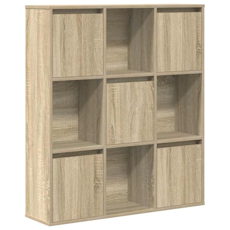 vidaXL Βιβλιοθήκη Sonoma Δρυς 89x24x101,5 εκ. από Επεξεργασμένο Ξύλο