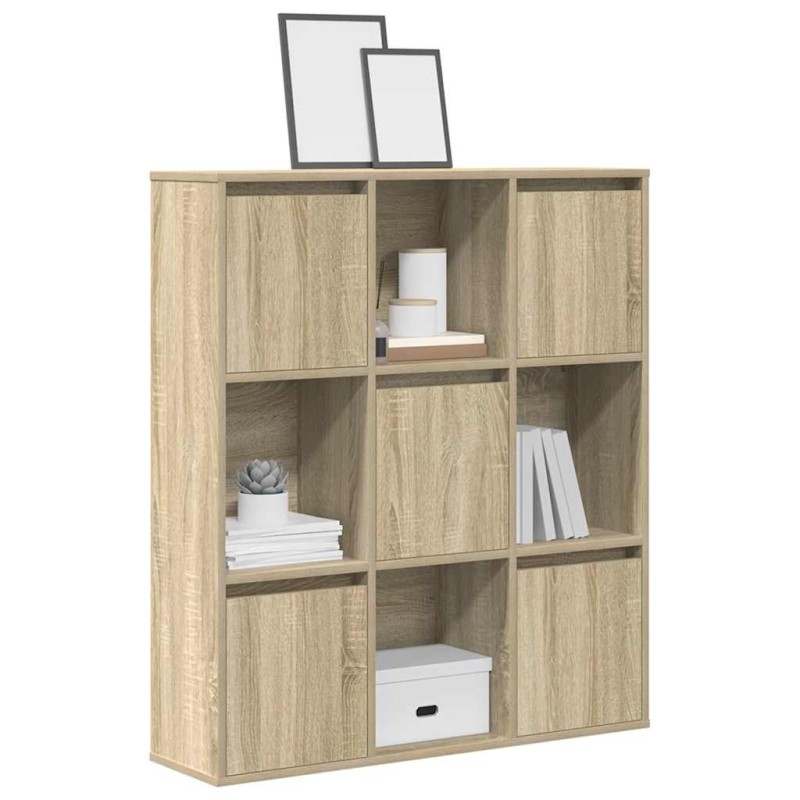 vidaXL Βιβλιοθήκη Sonoma Δρυς 89x24x101,5 εκ. από Επεξεργασμένο Ξύλο