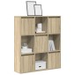 vidaXL Βιβλιοθήκη Sonoma Δρυς 89x24x101,5 εκ. από Επεξεργασμένο Ξύλο