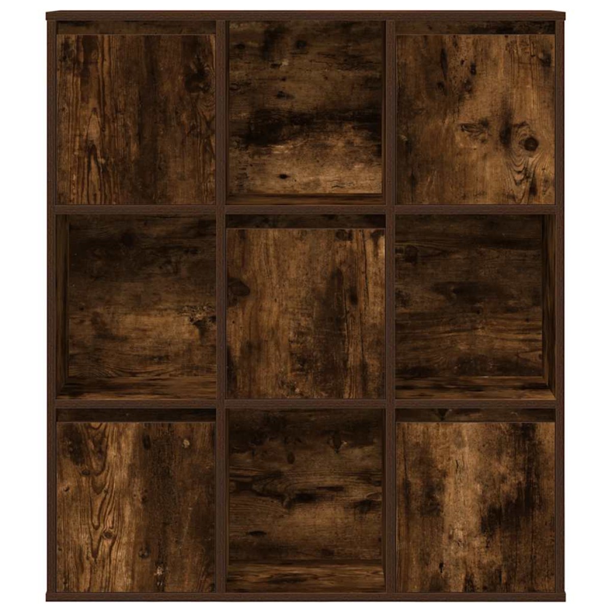 vidaXL Βιβλιοθήκη Καπνιστή Δρυς 89x24x101,5 εκ. από Επεξεργασμένο Ξύλο