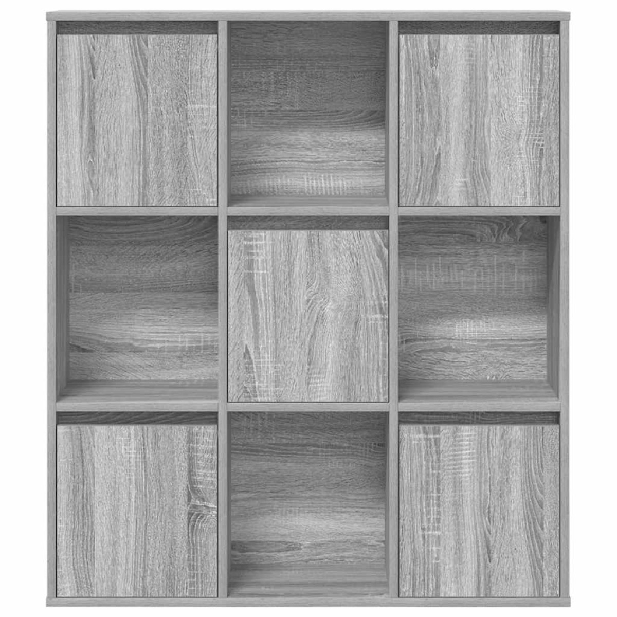 vidaXL Βιβλιοθήκη Γκρι Sonoma 89x24x101,5 εκ. από Επεξεργασμένο Ξύλο
