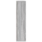 vidaXL Βιβλιοθήκη Γκρι Sonoma 89x24x101,5 εκ. από Επεξεργασμένο Ξύλο