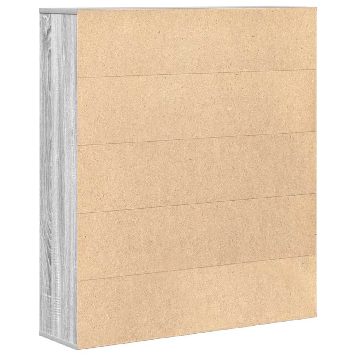 vidaXL Βιβλιοθήκη Γκρι Sonoma 89x24x101,5 εκ. από Επεξεργασμένο Ξύλο