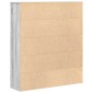 vidaXL Βιβλιοθήκη Γκρι Sonoma 89x24x101,5 εκ. από Επεξεργασμένο Ξύλο