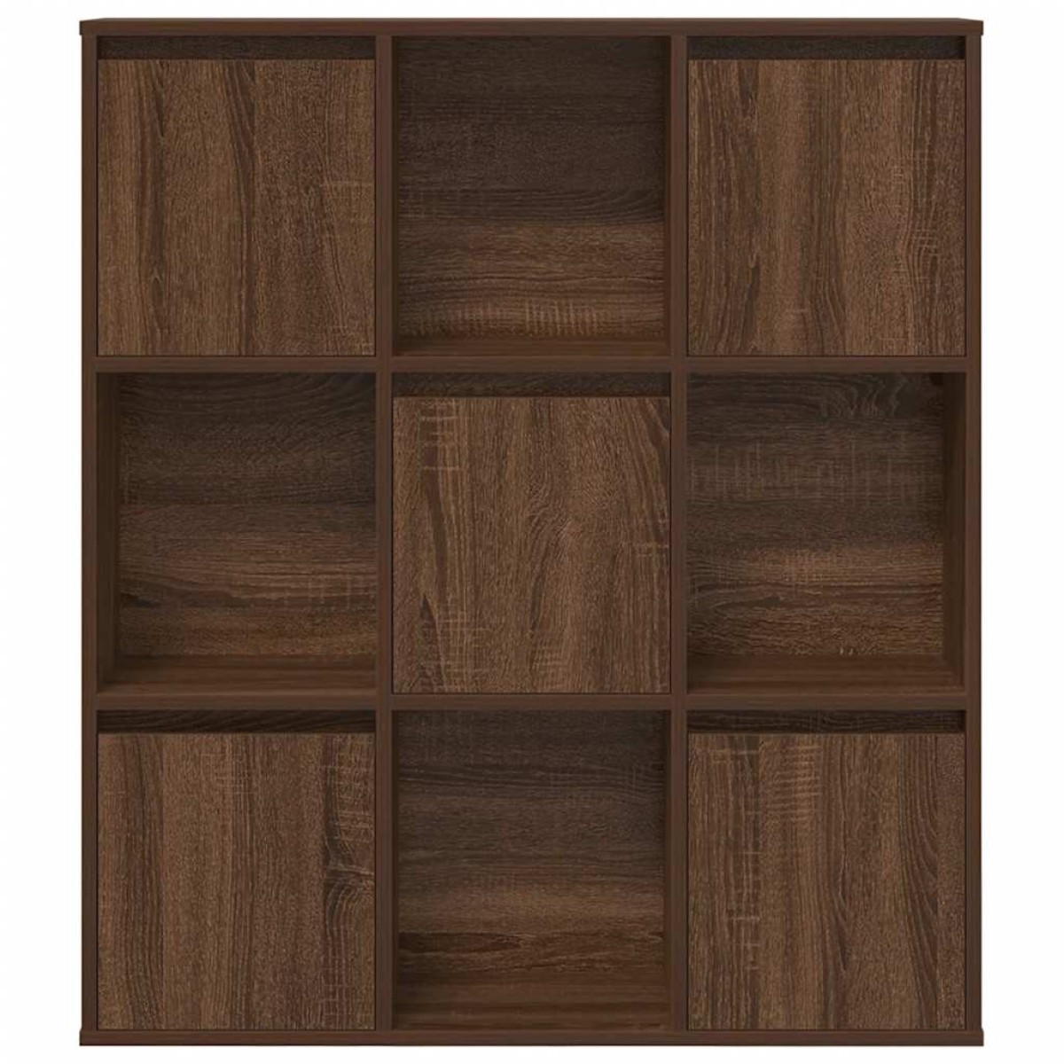 vidaXL Βιβλιοθήκη Καφέ Δρυς 89x24x101,5 εκ. από Επεξεργασμένο Ξύλο