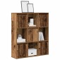 vidaXL Βιβλιοθήκη Όψη Παλαιού Ξύλου 89x24x101,5 εκ. Επεξεργασμένο Ξύλο