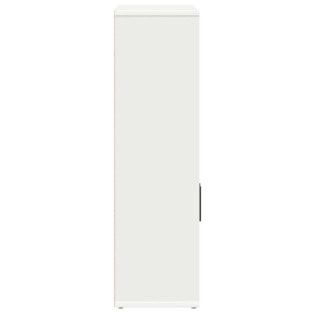 vidaXL Βιβλιοθήκη Λευκή 60x24x85 εκ. από Επεξεργασμένο Ξύλο