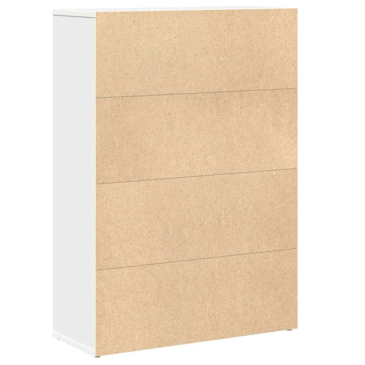 vidaXL Βιβλιοθήκη Λευκή 60x24x85 εκ. από Επεξεργασμένο Ξύλο