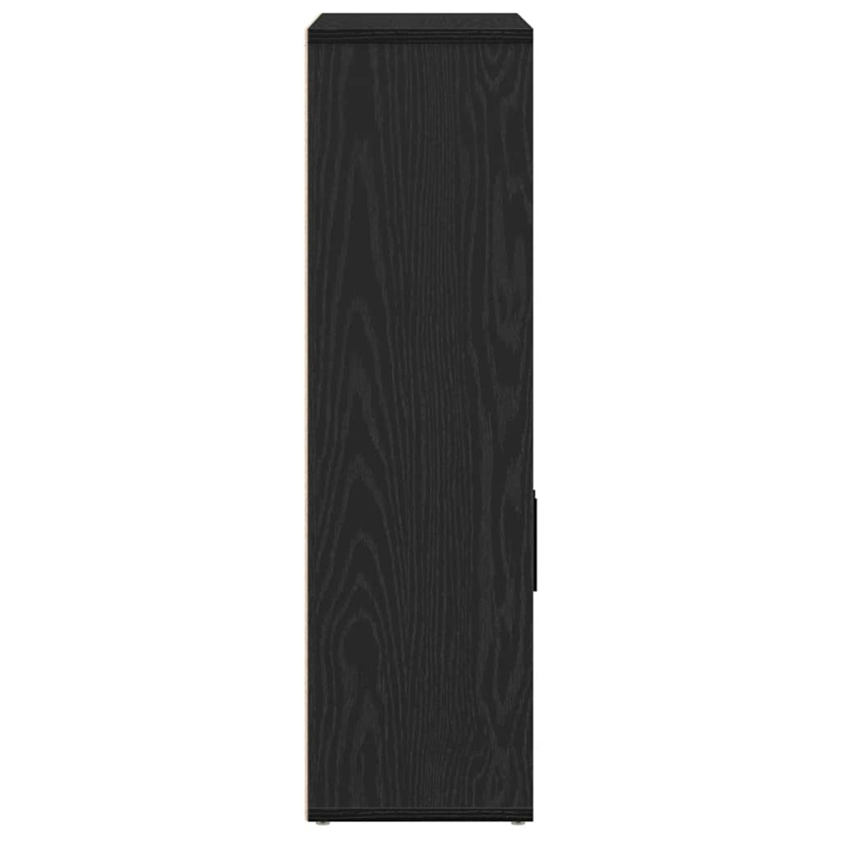 vidaXL Βιβλιοθήκη Μαύρη Δρυς 60x24x85 εκ. Κατασκευασμένο ξύλο