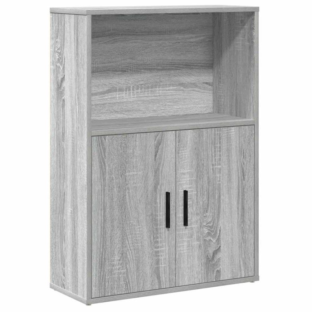 vidaXL Βιβλιοθήκη Γκρι Sonoma 60x24x85 εκ. από Επεξεργασμένο Ξύλο