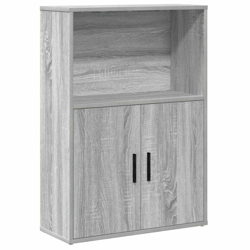 vidaXL Βιβλιοθήκη Γκρι Sonoma 60x24x85 εκ. από Επεξεργασμένο Ξύλο