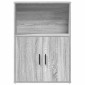 vidaXL Βιβλιοθήκη Γκρι Sonoma 60x24x85 εκ. από Επεξεργασμένο Ξύλο