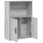 vidaXL Βιβλιοθήκη Γκρι Sonoma 60x24x85 εκ. από Επεξεργασμένο Ξύλο