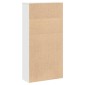 vidaXL Βιβλιοθήκη Λευκή 60x24x120 εκ. από Επεξεργασμένο Ξύλο