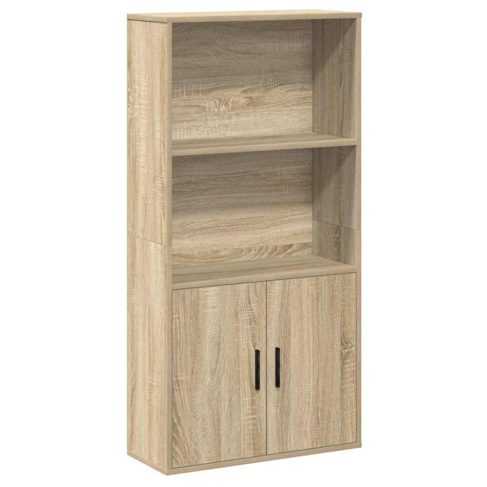 vidaXL Βιβλιοθήκη Sonoma Δρυς 60x24x120 εκ. από Επεξεργασμένο Ξύλο