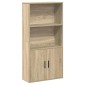 vidaXL Βιβλιοθήκη Sonoma Δρυς 60x24x120 εκ. από Επεξεργασμένο Ξύλο