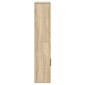vidaXL Βιβλιοθήκη Sonoma Δρυς 60x24x120 εκ. από Επεξεργασμένο Ξύλο