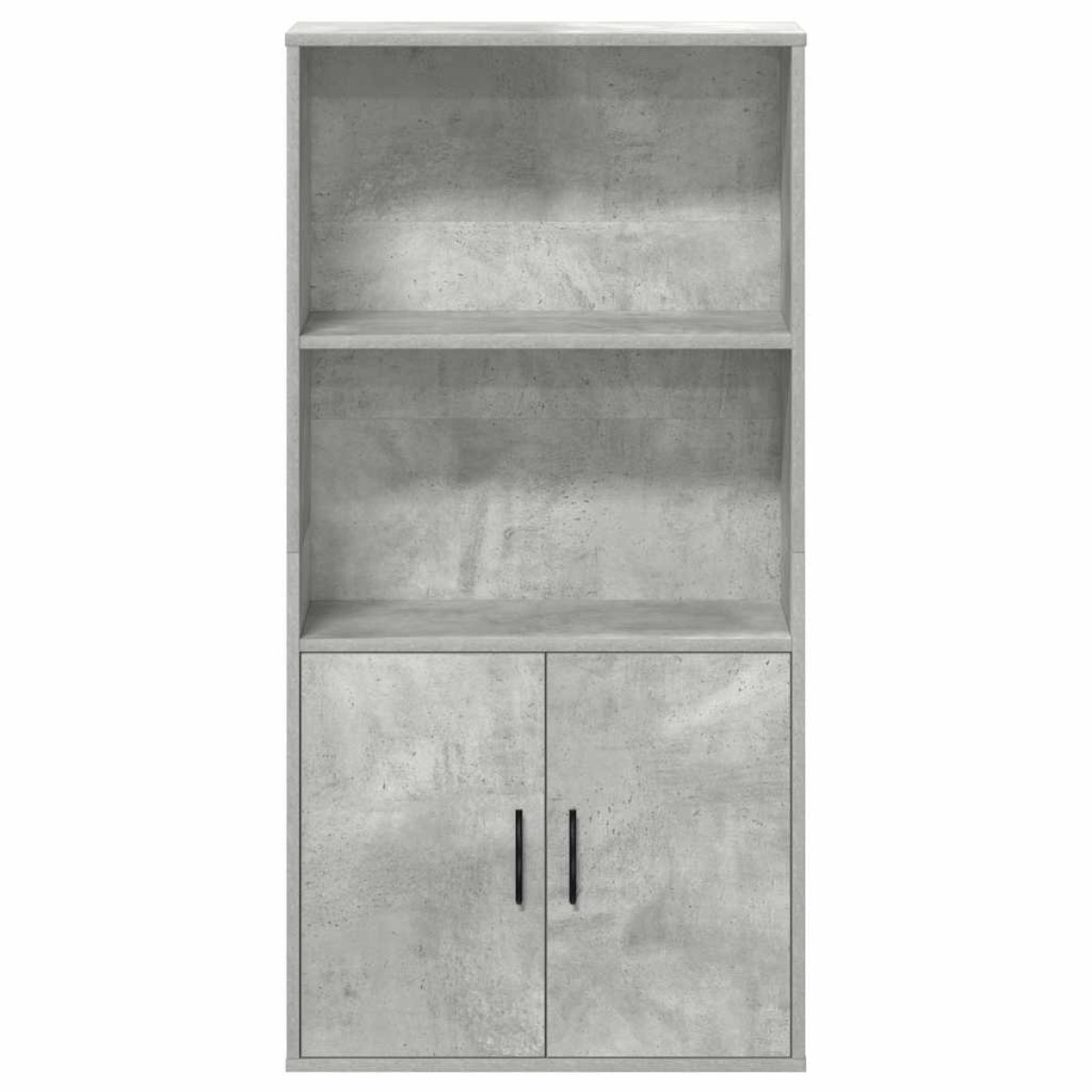 vidaXL Βιβλιοθήκη Γκρι Σκυροδέματος 60x24x120 εκ. Επεξεργ. Ξύλο