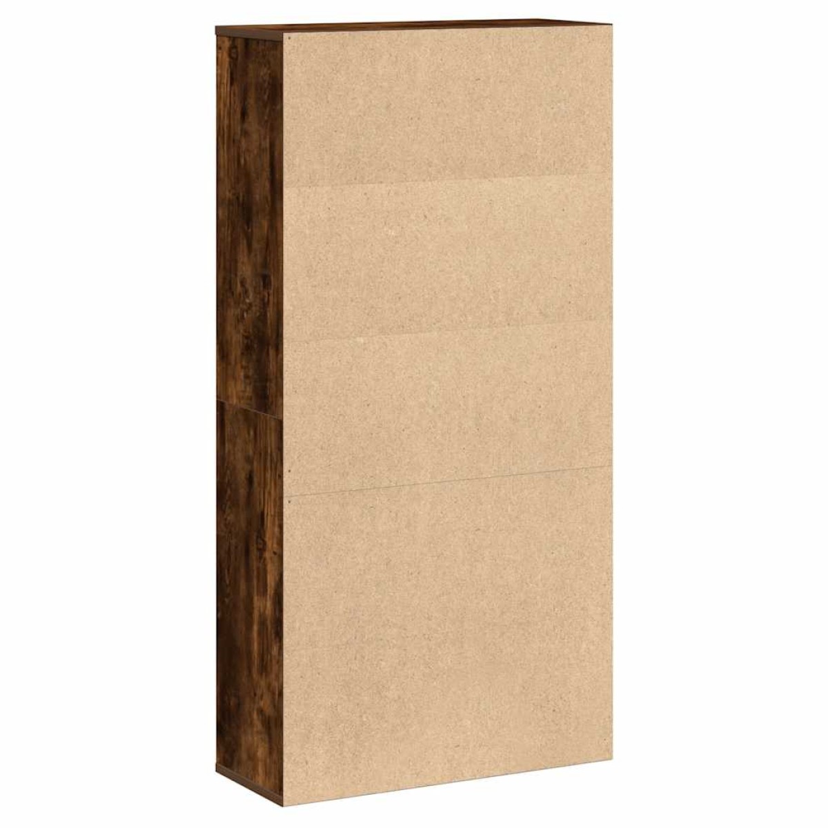vidaXL Βιβλιοθήκη Καπνιστή Δρυς 60x24x120 εκ. από Επεξεργασμένο Ξύλο