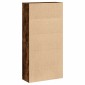 vidaXL Βιβλιοθήκη Καπνιστή Δρυς 60x24x120 εκ. από Επεξεργασμένο Ξύλο