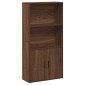 vidaXL Βιβλιοθήκη Καφέ Δρυς 60x24x120 εκ. από Επεξεργασμένο Ξύλο