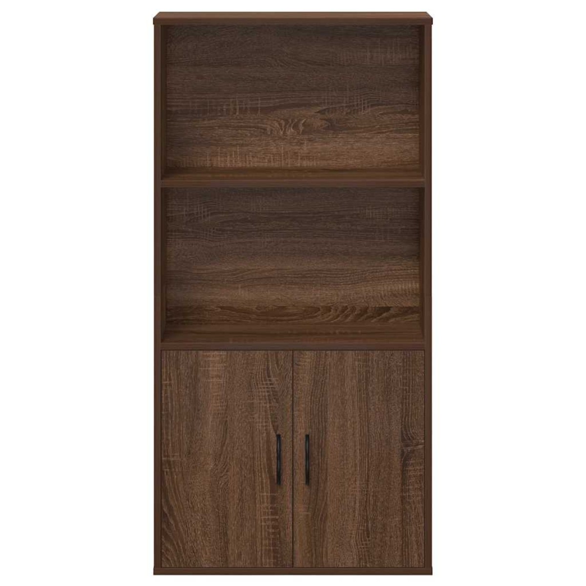 vidaXL Βιβλιοθήκη Καφέ Δρυς 60x24x120 εκ. από Επεξεργασμένο Ξύλο