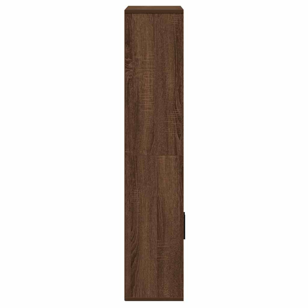 vidaXL Βιβλιοθήκη Καφέ Δρυς 60x24x120 εκ. από Επεξεργασμένο Ξύλο