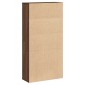 vidaXL Βιβλιοθήκη Καφέ Δρυς 60x24x120 εκ. από Επεξεργασμένο Ξύλο