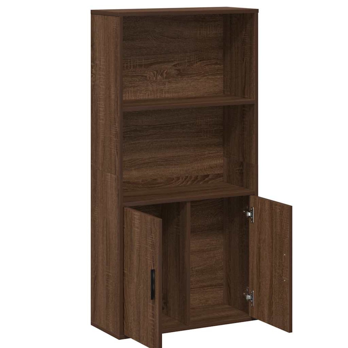 vidaXL Βιβλιοθήκη Καφέ Δρυς 60x24x120 εκ. από Επεξεργασμένο Ξύλο