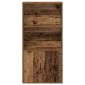 vidaXL Βιβλιοθήκη Όψη Παλαιού Ξύλου 60x24x120 εκ. Επεξεργασμένο Ξύλο