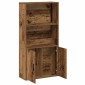 vidaXL Βιβλιοθήκη Όψη Παλαιού Ξύλου 60x24x120 εκ. Επεξεργασμένο Ξύλο